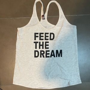 Oiselle/Picky Bars Feed the Dream tank top Sz L
